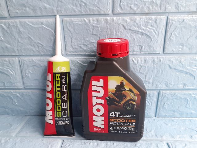 MOTUL SCOOTER POWER LE 5W40  MB 0.8L TỔNG HỢP 100%