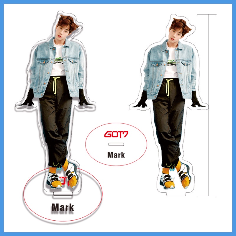 Thailand F4 DEW,BRIGHT,WIN,NANI Mewgulf Yinwar Ohmnanonr BKPP GOT7 Action Figurines Standee 15cm Large Desk Stand