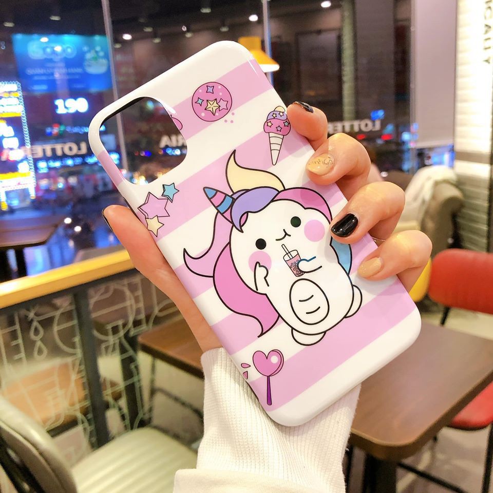 🌸Ốp lưng iphone🌸 ngựa kute chất lương cao dẻo bóng chống nhám mịn full ip 6/6 plus/7-8 plus/X-XS/XS MAX/11/11 pro max