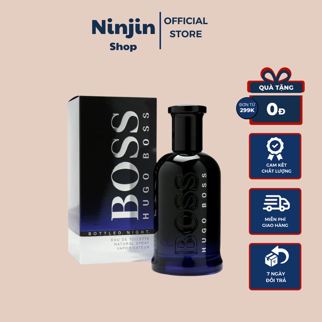 Nước Hoa nam Hugo Boss Nam Tính Mạnh Mẽ Quyến Rũ - Dầu thơm nam nồng độ EDT thơm lâu dung tích 100ml