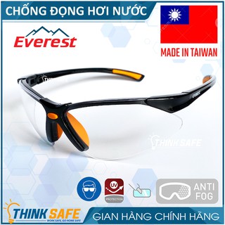 Kính bảo hộ Everest EV301 kính chống bụi, chống trầy xước, chống tia UV, chống đọng sương (trắng trong suốt)