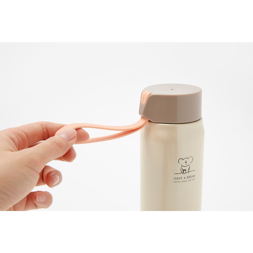 Bình Đựng Nước Tumbler ARTBOX Hàn Quốc Có Dây Đeo Không Gỉ Màu Beige 450ml