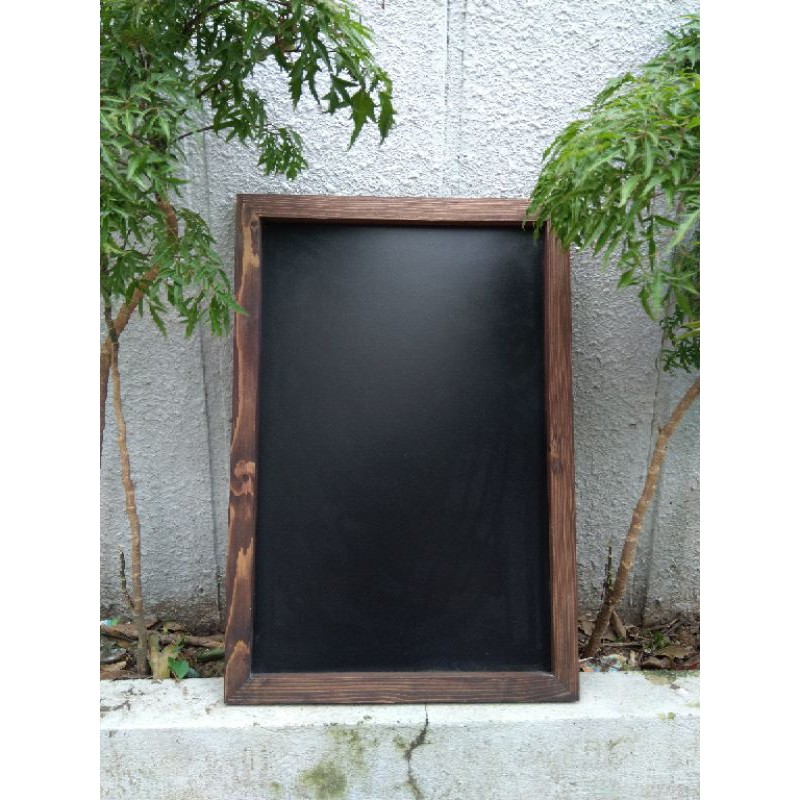 Bảng đen viết phấn rời không chân viền gỗ - Xưởng LUXI decor