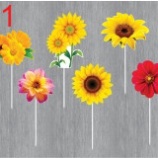 trang trí bánh kem sinh nhật [FREESHIP] đồ trang trí bánh kem sinh nhật thẻ cắm giấy hoa cúc