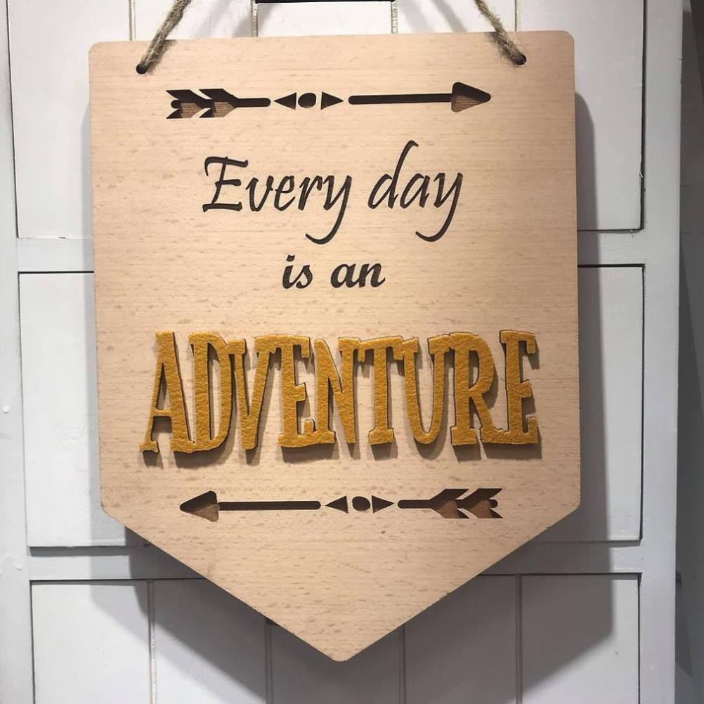 GIÁ GỐC- Bảng gỗ trang trí handmade 058 đẹp trang trí nhà và quán cafe Trenddecor