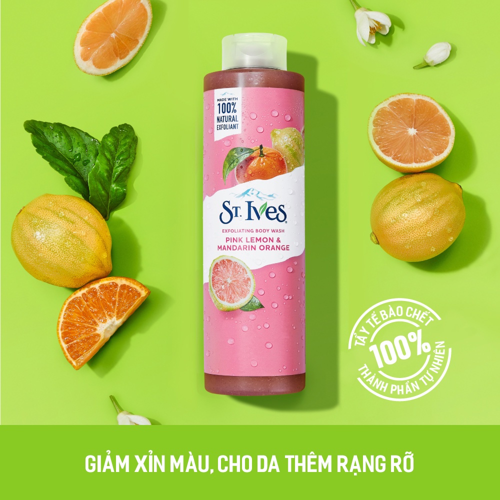 (Mẫu mới) Sữa tắm dưỡng da St.Ives 473ml