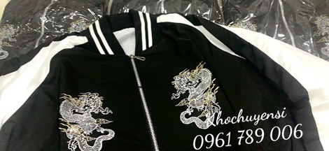 ☀️Áo Khoác Dù Bomber Rồng (Hình thật)
