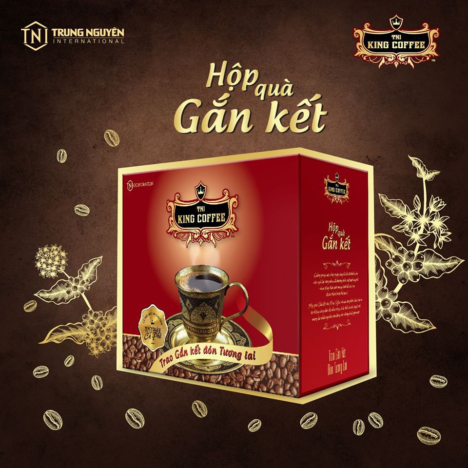 Hộp Quà tặng Cà Phê Gắn Kết KING COFFEE - Quà tặng gắn kết yêu thương