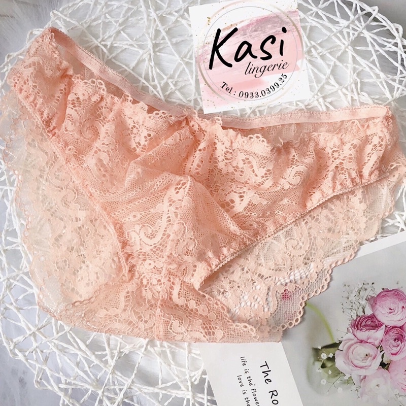 Quần lót cho nam thiết kê ren cam nude