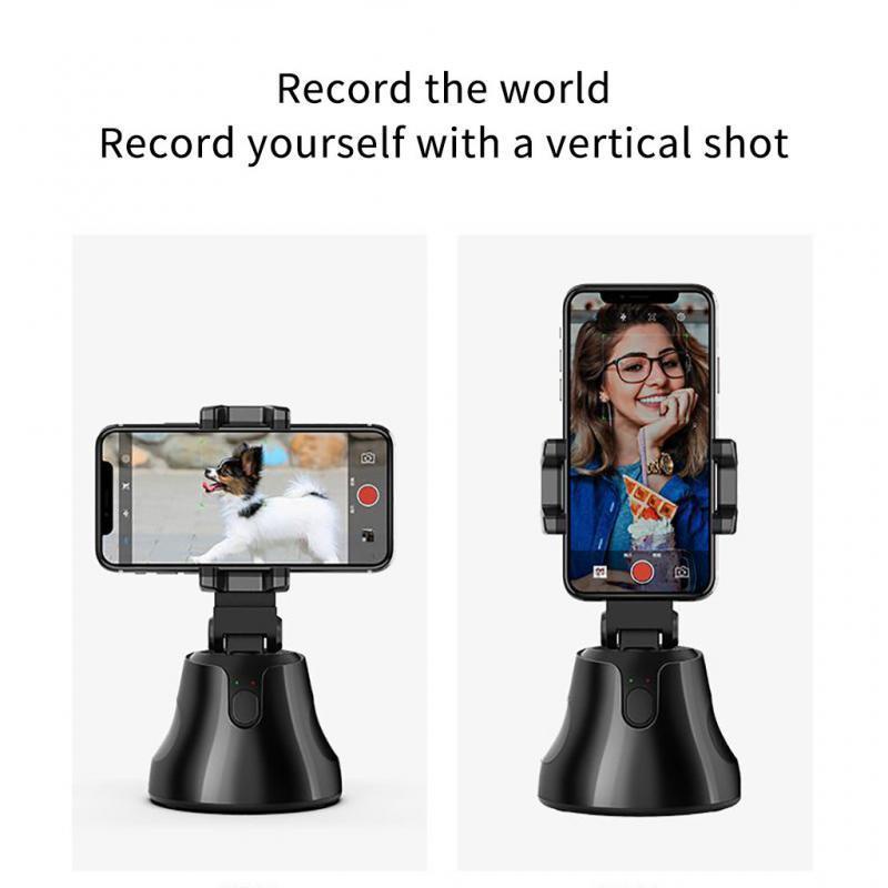 Gậy Selfie Tích Hợp Giá Đỡ Điện Thoại Xoay 360 Độ Tiện Dụng, Nhận Dạng Khuân Mặt, Tự Động Theo Dõi, Tự Động Chụp Ảnh.