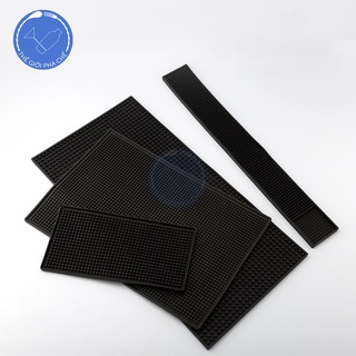 Thảm bar cao su quầy pha chế, tấm lót cao su chống rỉ nước các size