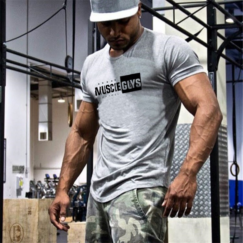 Áo thun ngắn tay in chữ phong cách năng động trẻ trung dành cho nam