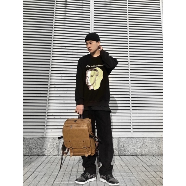 Balo da nâu kiểu dáng vintage, có sẵn 2 màu Đen và Nâu, chống thấm nước - VINTAGE BACKPACK, novstore