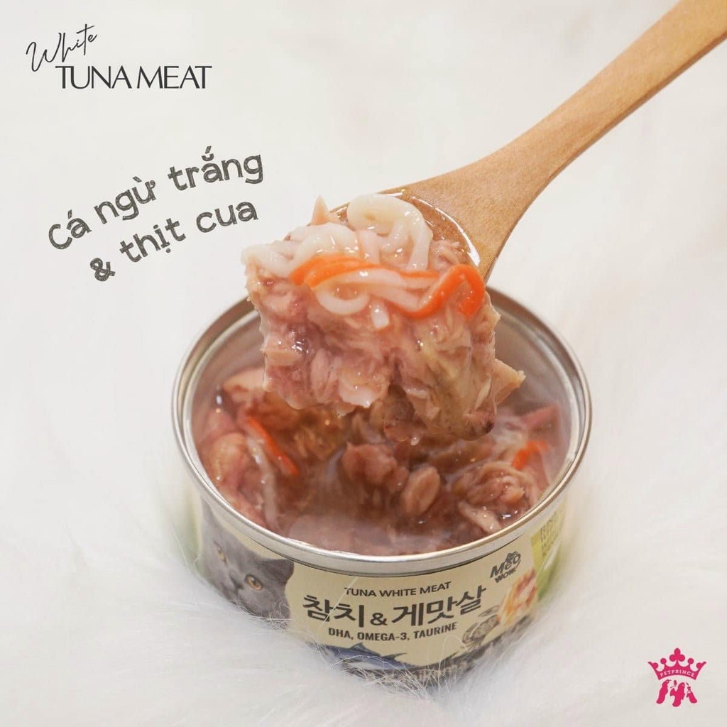 Pate cho mèo MEOWOW TUNA WHITE - SOUP CÁ NGỪ TRẮNG ĐÓNG HỘP CHO MÈO