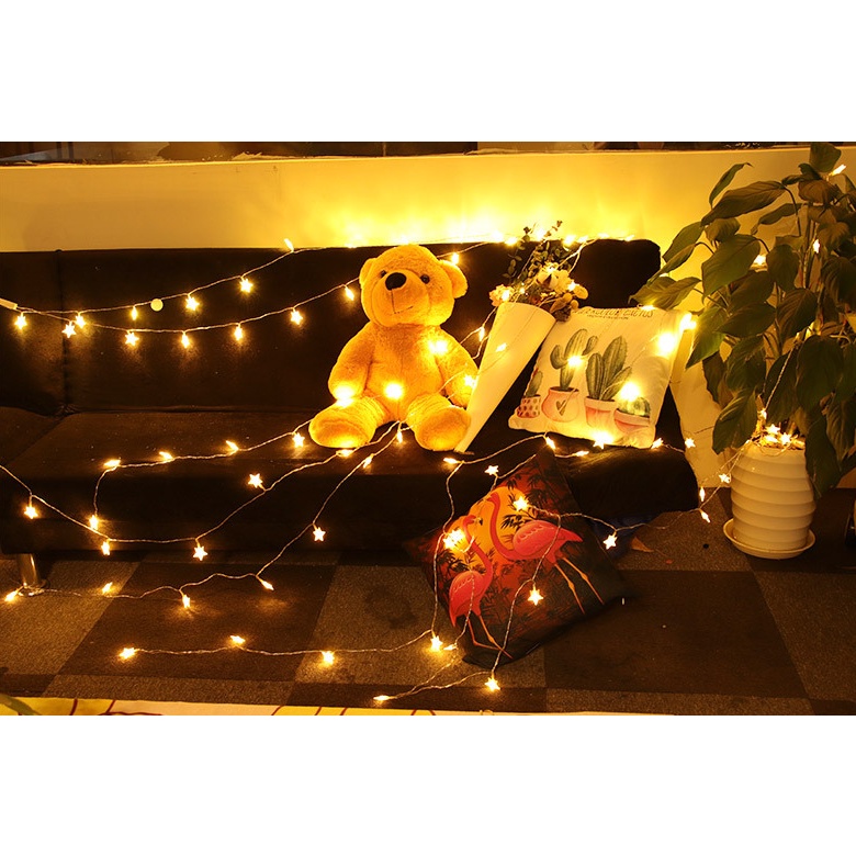 Dây đèn LED XIAODUOJIAJU trang trí giáng sinh 6M