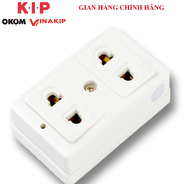 Ổ cắm VINAKIP 2 ngả OUSA S020 16A 250V