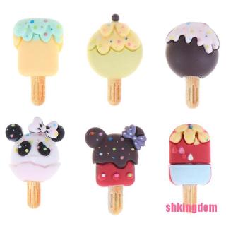 Bộ 5 Món Đồ Chơi Mô Phỏng Kem Que 1 / 12 1 / 6 Cho Nhà Búp Bê