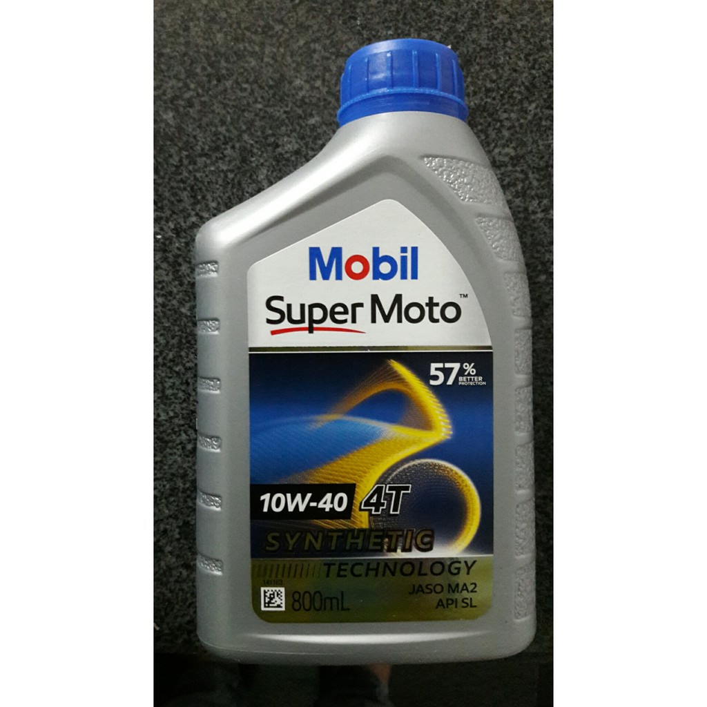 Dầu nhớt Mobil Super Moto 10W40 800ml - Dầu nhớt Mobil