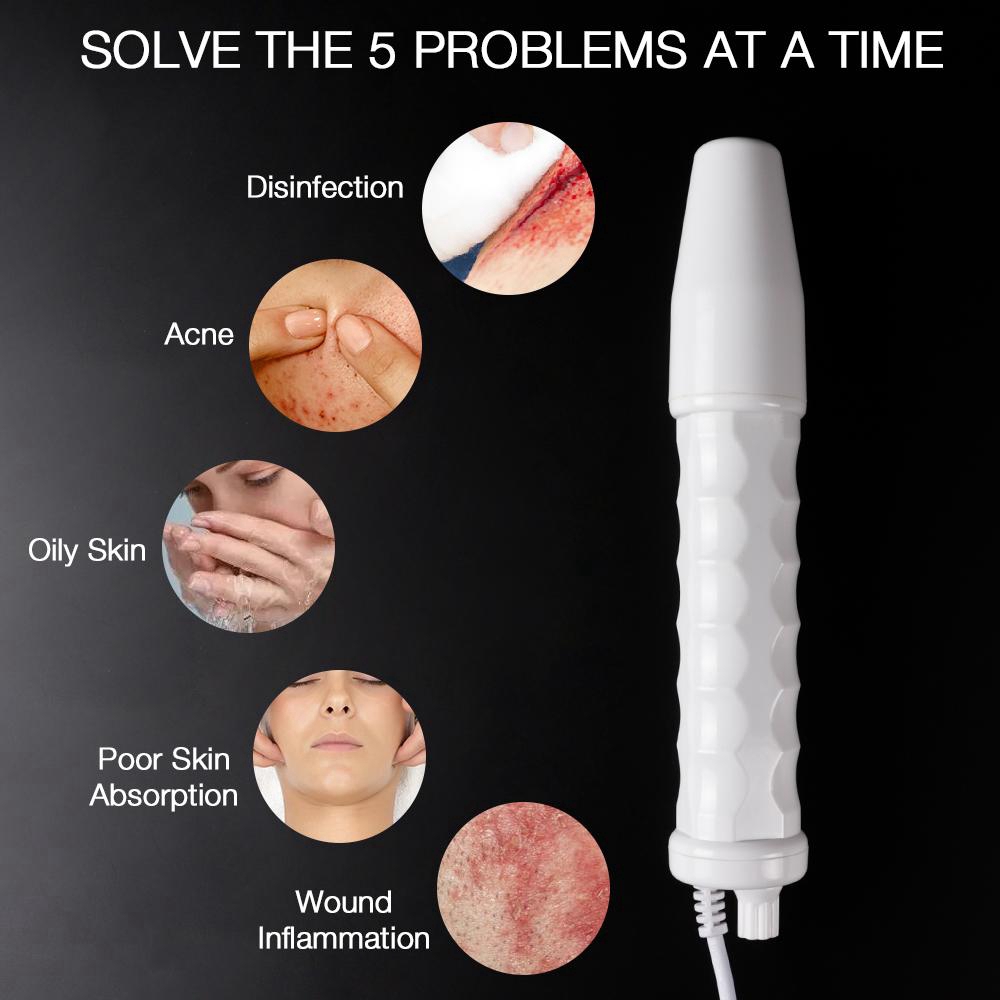 Cổ Phiếu Sẵn Sàng | Máy Mát Xa Chăm Sóc Da Mặt Tần Số Cao Tiện Dụng