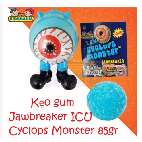 Set 3 chiếc Kẹo gum Jawbreaker ICU Cyclops Monster 85gr
