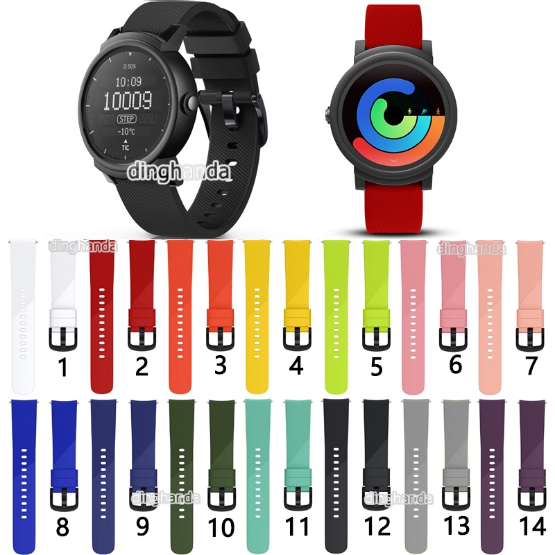 Dây Đeo Silicon Cho Đồng Hồ Thông Minh Ticwatch E Ticwatch 2