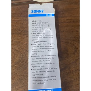 Kìm mở răng lưỡi cưa SONNY