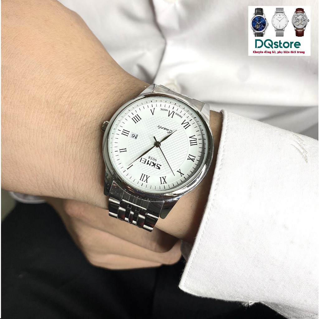 (CHÍNH HÃNG) đồng hồ nam chính hãng Skmei, dây thép chống rỉ 316l, kính cong saphire, chống nước tốt 3ATM | BigBuy360 - bigbuy360.vn