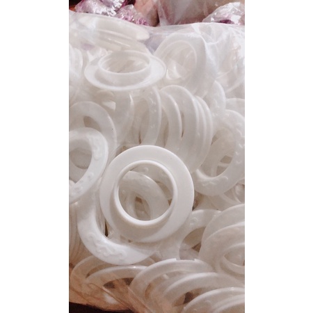 Vòng oze  ore may rèm loại to hoa văn 1 mặt, phụ kiện rèm màn - gói 100c
