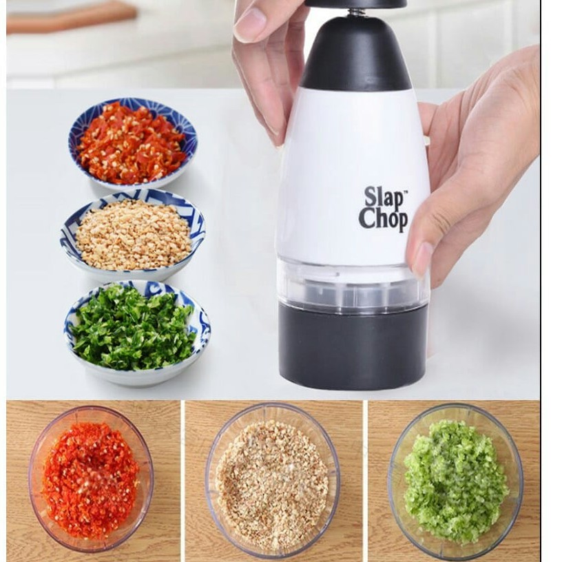 Thái băm hành rau củ quả Dụng cụ dập tỏi ớt đa năng Slap Chop