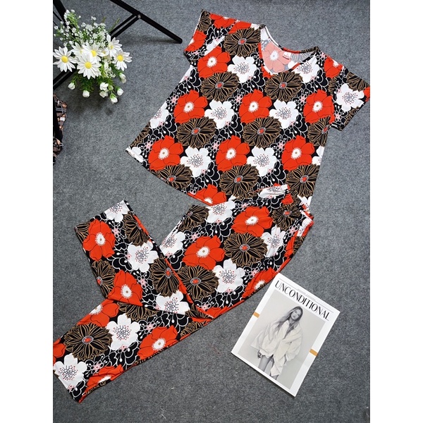 MẪU MỚI - Bộ trung niên quần  dài  phom 70-75kg