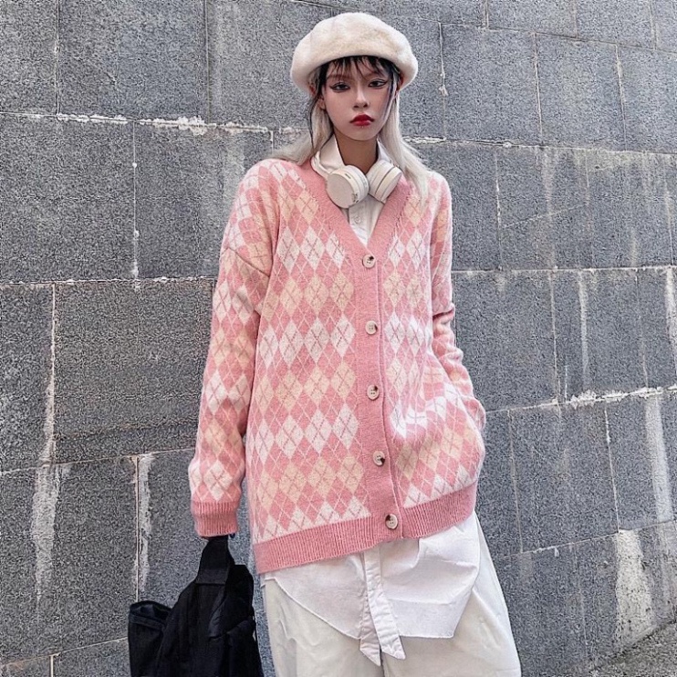 Áo Len Cardigan Trám Dáng Thụng, Cardigan Nữ Holly Tiểu thư điệu đà Cá Tính New DARA.boutique | BigBuy360 - bigbuy360.vn