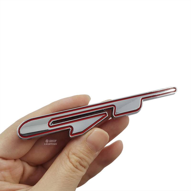 FENDER 1 Miếng dán kim loại trang trí xe hơi hình logo GT