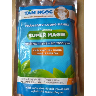 Phân bón vi lượng super magie của thầy tám ngọc - gói 1 kg