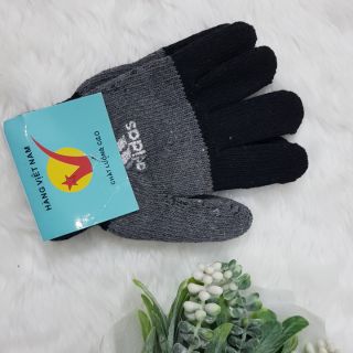 Găng tay len thêu chữ adidas hàng Việt Nam