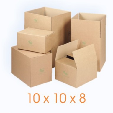 10x10x8 cm - 20 thùng hộp carton XẢ KHO ♥️ FREESHIP ♥️ Giảm 10K Khi Nhập [BAOBITP] - TP20