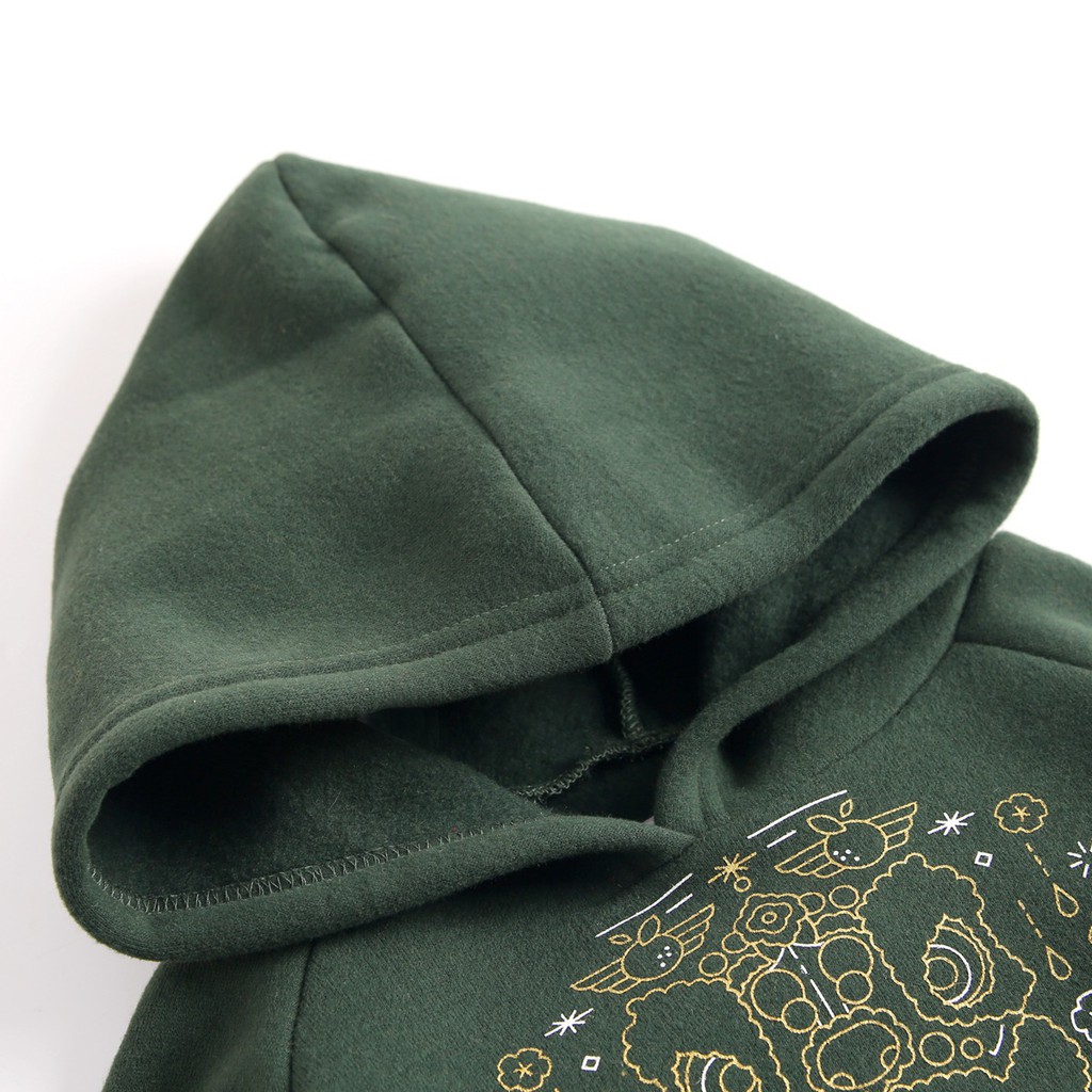 Áo liền thân tay dài Sanlutoz có mũ trùm thời trang mùa đông cho bé