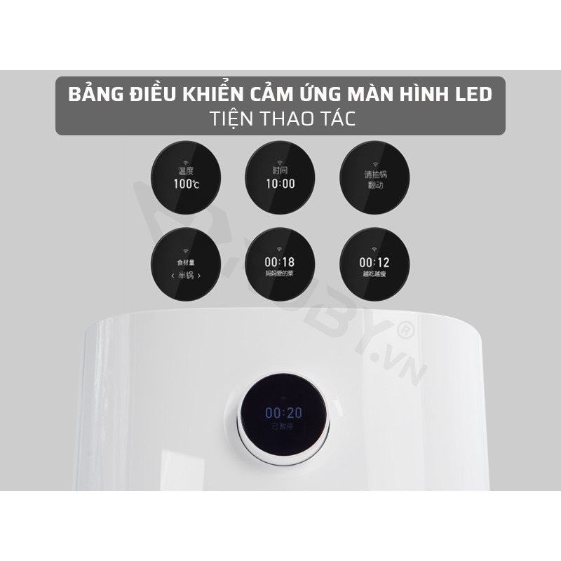 [Mã ELHADEV giảm 4% đơn 300K] Nồi Chiên Không Dầu Xiaomi Mijia Smart Air Fryer 3.5, Nồi Chiên Thông Minh