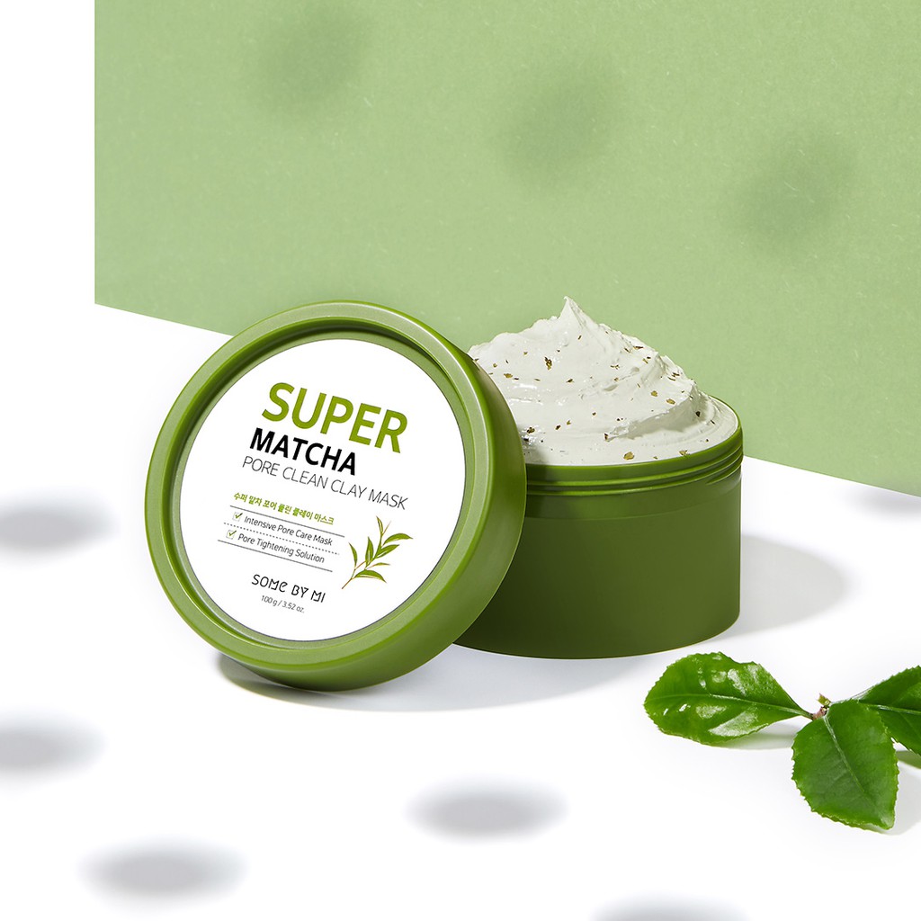 Mặt Nạ Đất Sét Some By Mi Super Matcha Pore Clean Clay Mask 100g Làm Sạch Lỗ Chân Lông Hiệu Quả Cao