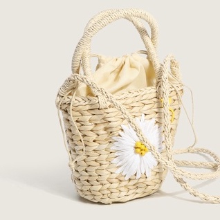 Mới Túi Đeo Vai Đan Lát Thiết Kế Xinh Xắn Cho Nữ