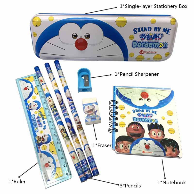 Bộ đồ dùng học tập 8 trong 1 dễ thương cho bé