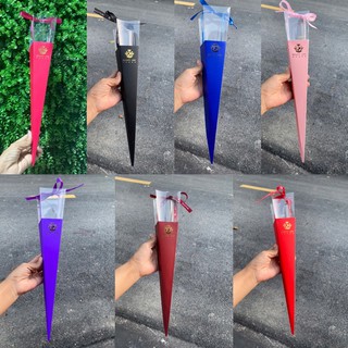 Vỏ hộp mica đựng hoa 1 bông ib chọn màu