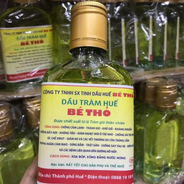 TINH DẦU TRÀM HUẾ BÉ THỎ NGUYÊN CHẤT