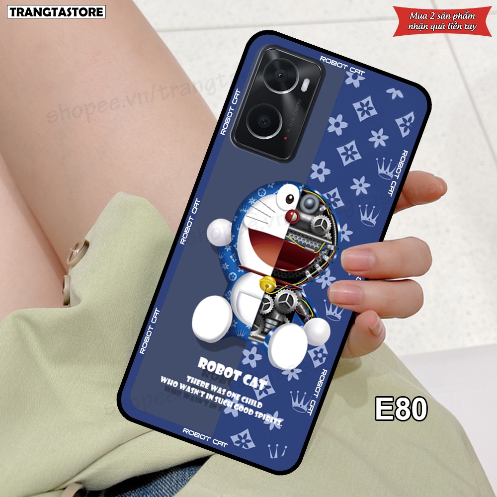 Ốp Oppo A36 / A76 in hình gấu Bearbrick,Metal Style,Doremon siêu dễ thương chất lượng