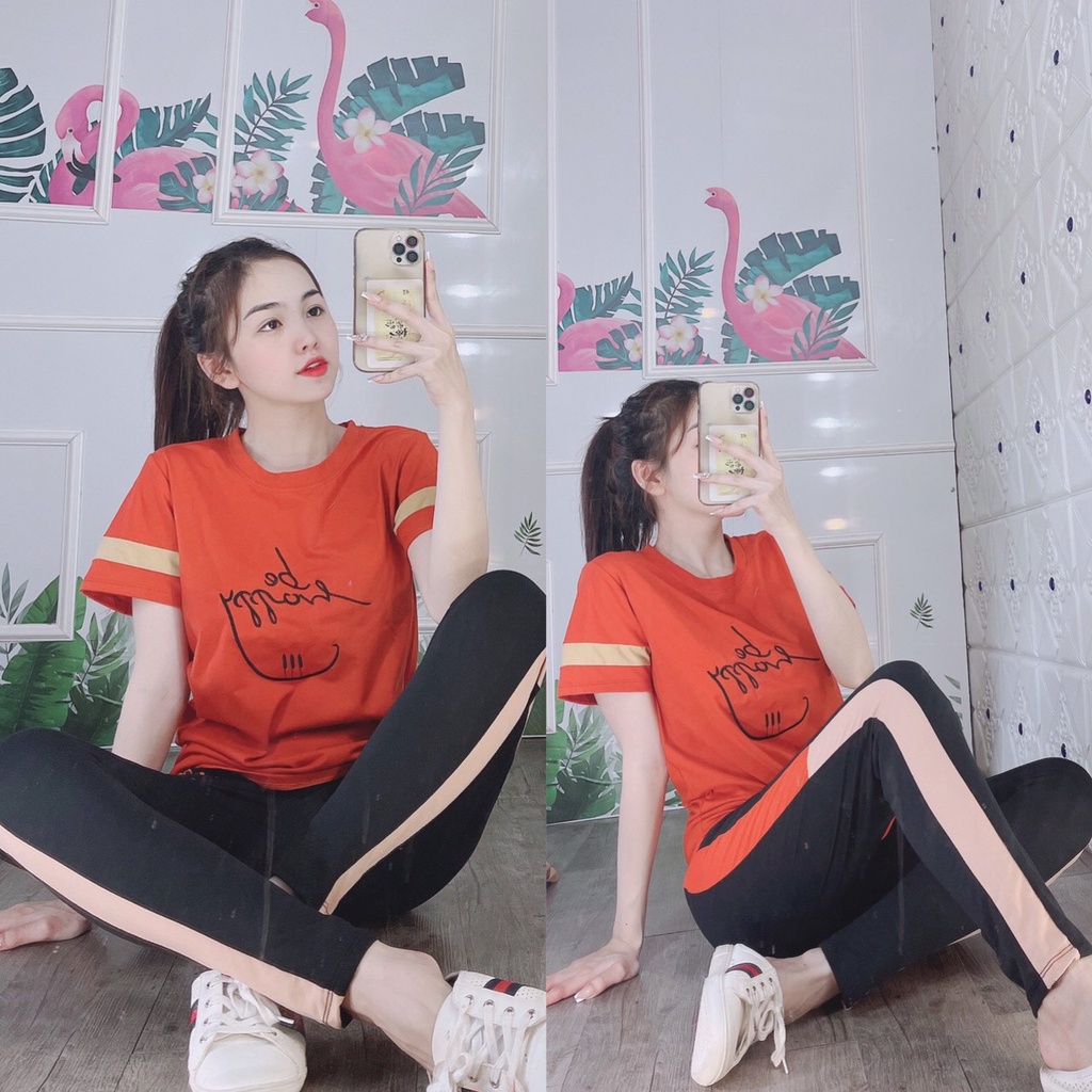Đồ bộ nữ mặc nhà bộ đồ thun cotton bộ quần dài form rộng bigsize