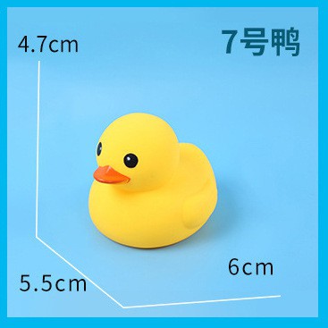Vịt đồ chơi cao su cho chó mèo size 10cm