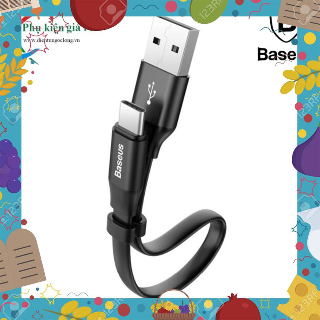 Cáp Sạc, Dữ Liệu Type-C Baseus Nimble Dài 23cm Chính Hãng