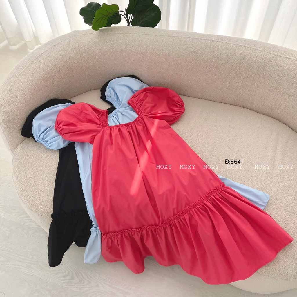 SP008641-Đầm tay phồng