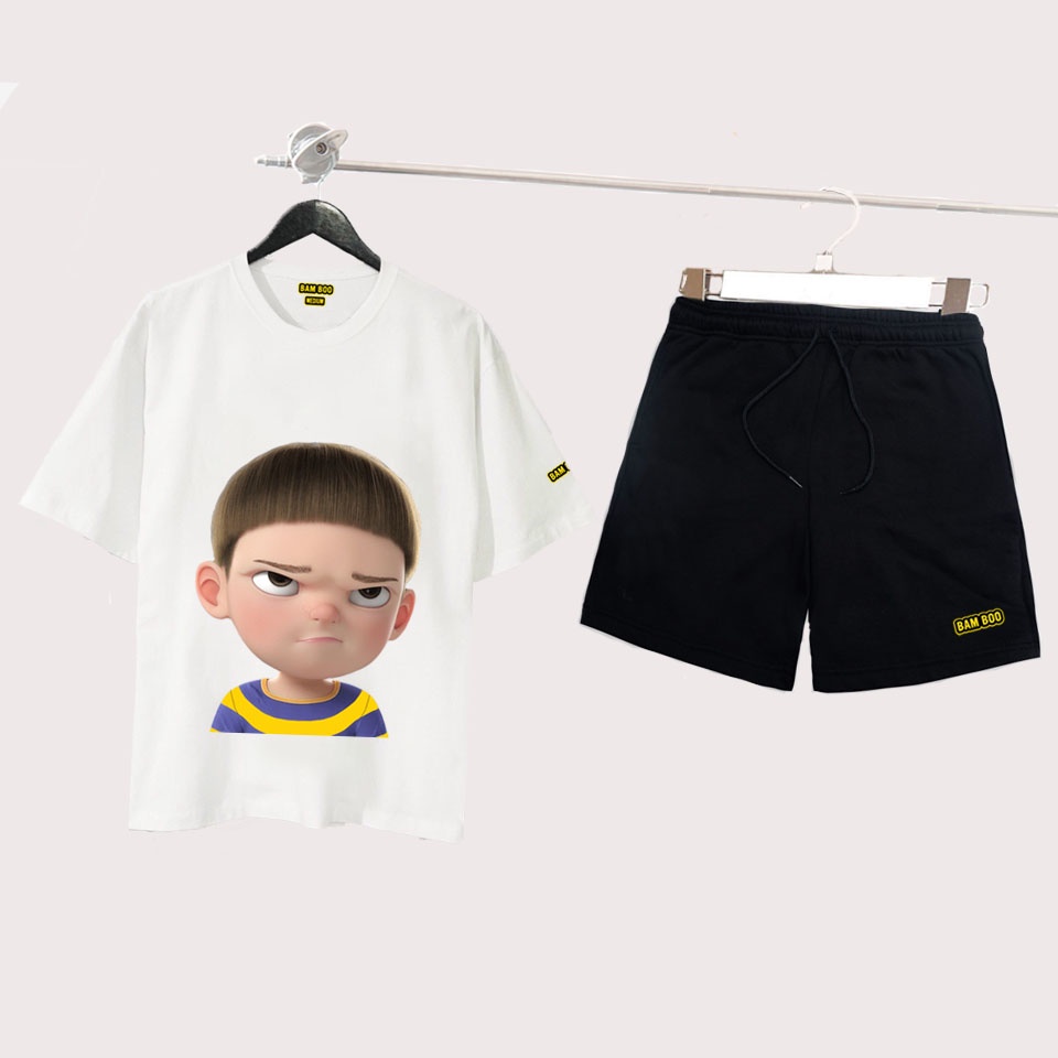 Bộ Thể Thao Nam Nữ ADLV ANGRY Bộ Quần Áo thun Unisex ADLV ANGRY (BỘ 62-63)