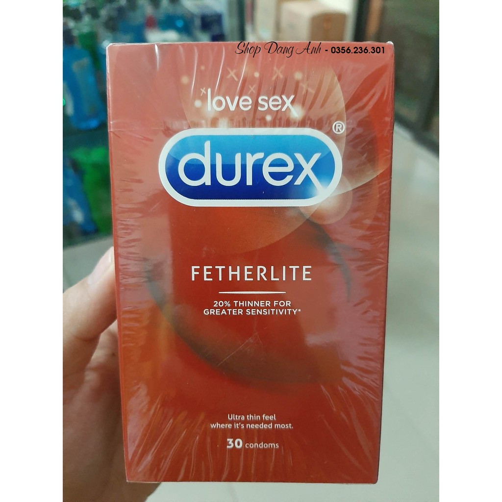 Bao cao su Durex siêu mỏng 30c