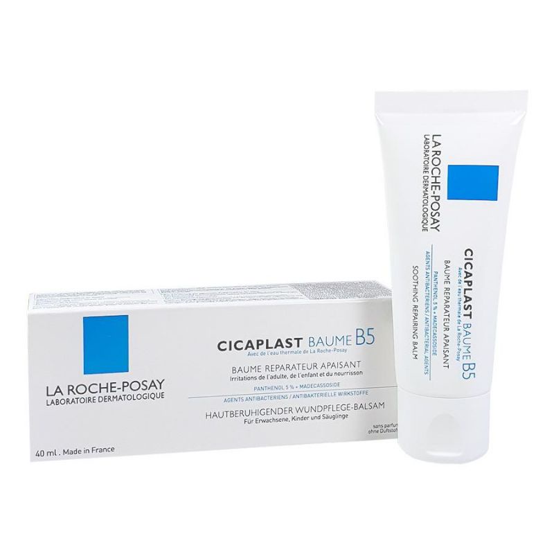 Kem dưỡng giúp làm dịu, làm mượt, làm mát &amp; phục hồi da phù hợp cho trẻ em La Roche-Posay Cicaplast Baume B5 40ml
